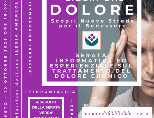 SERATA INFORMATIVA SUL DOLORE CRONICO